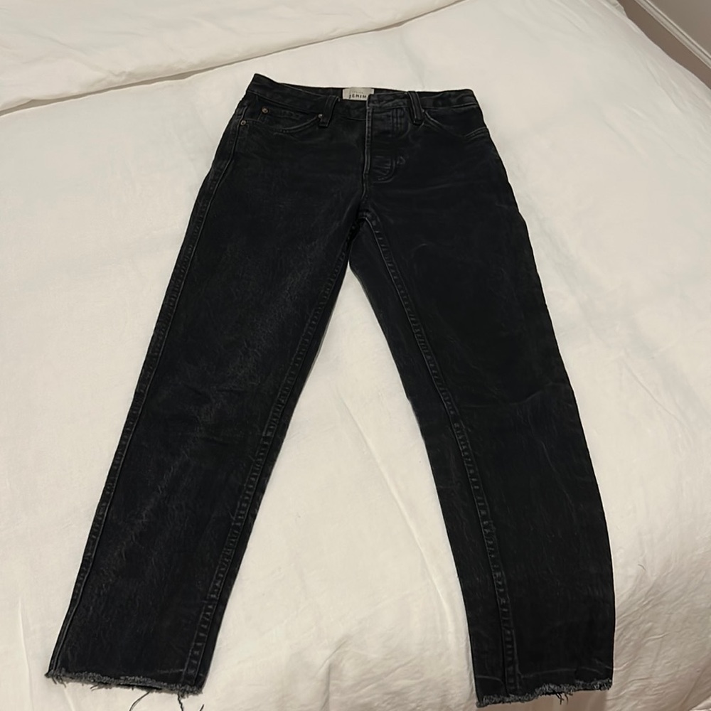 Sézane black ankle jean